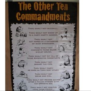 The Other Ten Commandments Poster 😂2005 Mantis Design Poster #24-334 VHTF